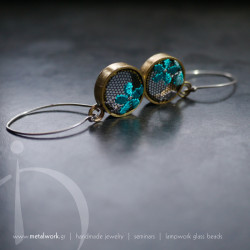 Lace Earrings Turquoise